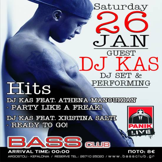 Σάββατο βράδυ στο Bass με guest τον DJ Kas