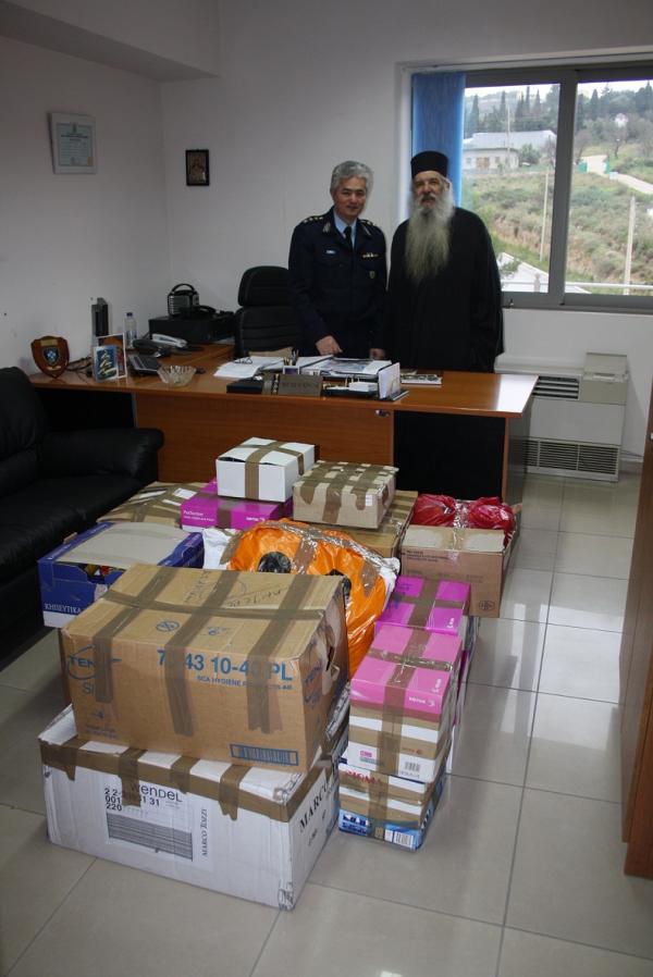 Συγκεντρώθηκαν τρόφιμα για το Γενικό Φιλόπτωχο Ταμείο από την Αστυνομική Διεύθυνση Κεφαλληνιάς