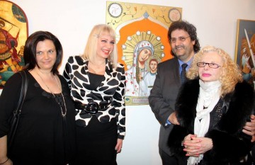 Μεγάλη επιτυχία σημείωσε η αγιογραφική εργασία της Μαριλένας Φωκά στην εκθεση ''Στα μονοπάτια της υπερβατικής μυσταγωνίας''