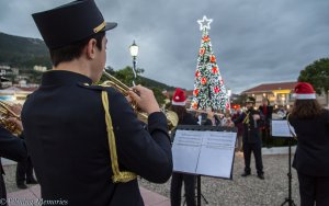 Άναψε το Χριστουγεννιάτικο δέντρο στο Βαθύ Ιθάκης (εικόνες)