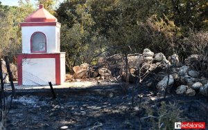 Οι συνέπειες της πυρκαγιάς στα Μεταξάτα – 250 στρέμματα καμένης έκτασης