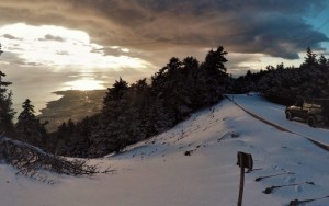 Υπέροχες εικόνες από τον χιονισμένο Αίνο!