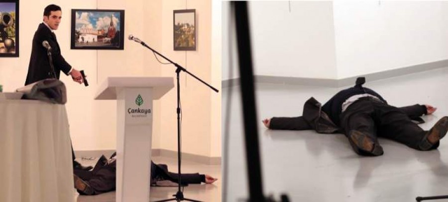 «Αλλαχού Ακμπάρ, εκδίκηση για το Χαλέπι» φώναζε ο 22χρονος που δολοφόνησε εν ψυχρώ τον Ρώσο πρέσβη στην Αγκυρα [εικόνες]