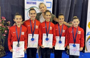 Ασημένια τα κορίτσια του ανσάμπλ κορασίδων του ΑΓΣ Επτανήσων στο διεθνές τουρνουά ρυθμικής γυμναστικής Irini Cup