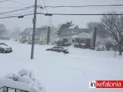 Ο χιονιάς σαρώνει τις ΗΠΑ - Εικόνες & VIDEO από Κεφαλονίτικο σπίτι στη ΝΥ