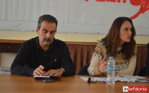 H Λαϊκή Συσπείρωση Ιονίων Νήσων κατάρρευση του δρόμου στην Ιθάκη στη θέση "Μπρος Αετός"