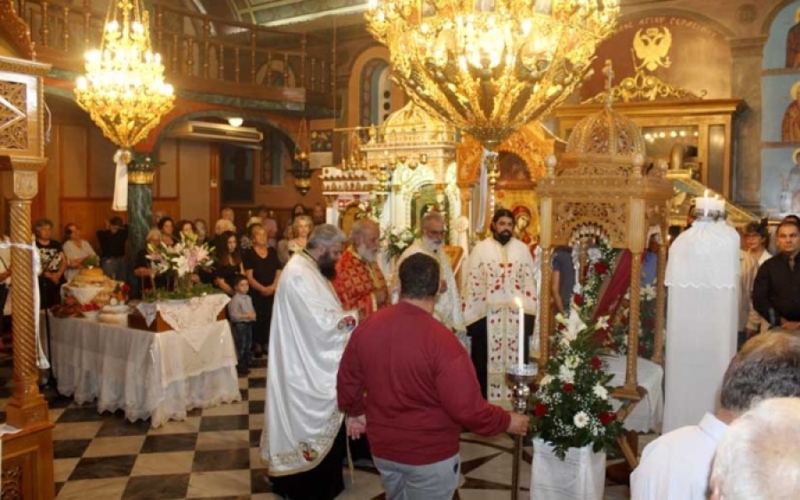 Εικόνες από τον πανηγυρικό εσπερινό του Αγίου Γερασίμου στο Ληξούρι