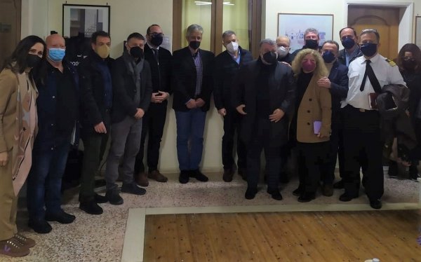 Με τον Γ.Γ. Αιγαίου & Νησιωτικής Πολιτικής συναντήθηκε ο Δήμαρχος Σάμης στην Αγία Ευφημία (εικόνες)