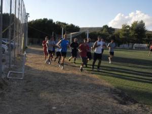 Η ομάδα των Φωκάτων κατά την προετοιμασία της