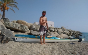 Ο Γιώργος Ποταμιάνος συνεχίζει το παράτολμο ταξίδι του από την Κεφαλονιά στην Κωνσταντινούπολη με καγιάκ