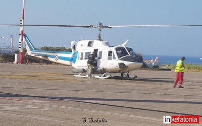 Επείγουσα αεροδιακομιδή με στρατιωτικό ελικόπτερο (εικόνες/video)