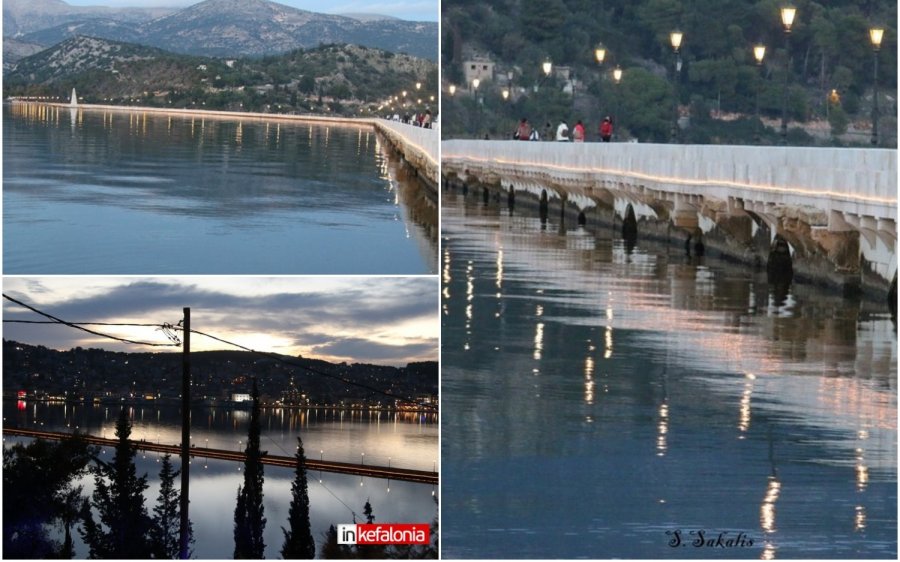 Φωτίστηκε η γέφυρα Δεβοσέτου για τα Χριστούγεννα! (εικόνες)