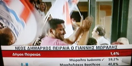 Δημαρχος ο Γιάννης Μώραλης...