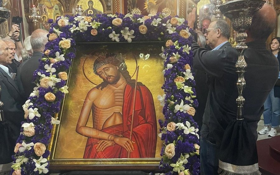 Η ακολουθία του Νυμφίου στην Αγία Αννα Λακήθρας