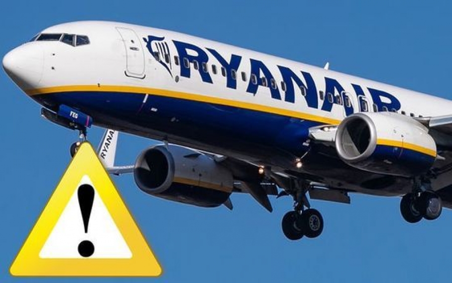 Τεχνικό πρόβλημα σε αεροσκάφος της RYANAIR στη γραμμή Ιταλία - Κεφαλονιά