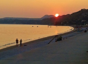 Υπέροχο ηλιοβασίλεμα στον Λουρδά