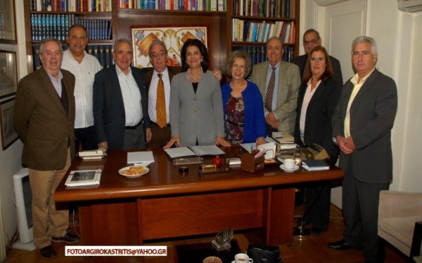 Συνάντηση της επτανησιακής συνομοσπονδίας με την Περιφερειάρχη Ιονίων Νήσων