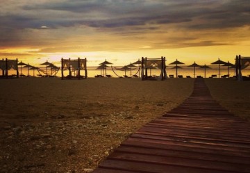 "Μαγευτικό" ξημέρωμα στην παραλία της Σκάλας!