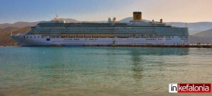 Κατέπλευσε στο Αργοστόλι το κρουαζιερόπλοιο Costa Deliziosa (εικόνες)
