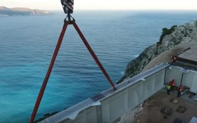 Η ανέγερση της γέφυρας του Χάρακα (video)