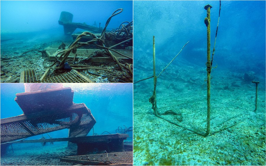 Εικόνες σοκ από τον βυθό που υπήρχαν τα Iχθυοτροφεία στην Ιθάκη