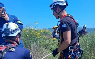 Η Πυροσβεστική Κεφαλονιάς για την διάσωση πολίτη και σκύλου από δύσβατο σημείο στα Μαυράτα