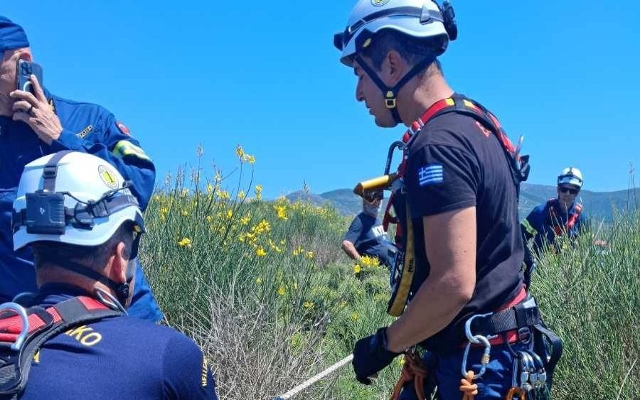 Η Πυροσβεστική Κεφαλονιάς για την διάσωση πολίτη και σκύλου από δύσβατο σημείο στα Μαυράτα