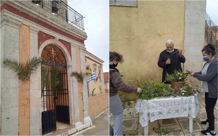 Έτοιμα τα βάγια και η εκκλησία στο Ρίφι (εικόνες)