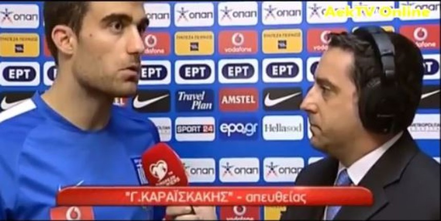 "Σφαγή" Παπασταθόπουλου - δημοσιογράφου στον αέρα: "Εβλεπες άλλο ματς" (video)