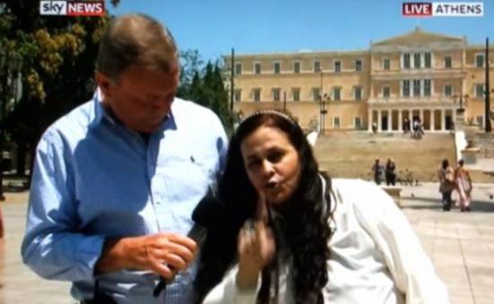 Η Ελένη Λουκά ζωντανά στο βρετανικό κανάλι Sky News! (VIDEO)