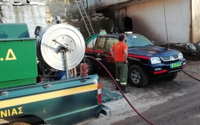 Οι Εθελοντικές Ομάδες της Κεφαλονιάς προσφέρουν βοήθεια στο Νύφι (εικόνες)