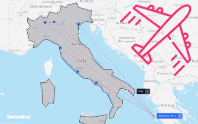 Απώλεια πτήσεων : Η Κεφαλονιά δεν είναι ελκυστικός προορισμός για τους Ιταλούς τον Απρίλιο (Γεροντάκης στον COSMOS 96,5)