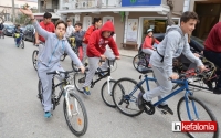 Στους δρόμους μικροί και μεγάλοι ποδηλάτες για το παιχνίδι του "Κρυμμένου Θησαυρού" (εικόνες)