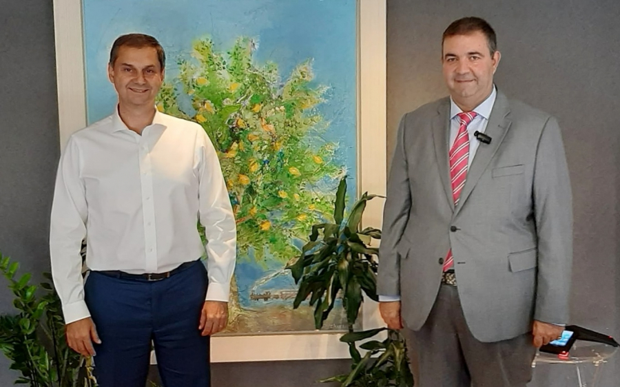 Με τον Υπουργο Τουρισμού Χάρη Θεοχάρη συναντήθηκε ο Γιώργος Κατσιβέλη