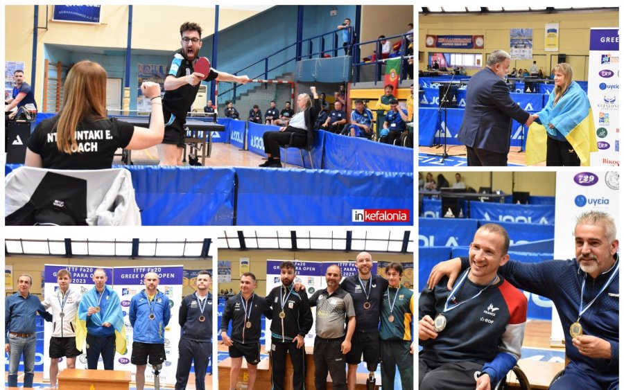 &#039;&#039;Χρυσός&#039;&#039; ο Μάριος Χατζηκυριάκος στο ITTF Fa20 Greek Para Open 2023 στο Αργοστόλι! (εικόνες/video)