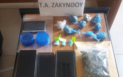 Ζάκυνθος: Συλλήψεις αλλοδαπών στον Λαγανά για διακίνηση ναρκωτικών (εικόνα)