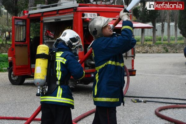 Πυρκαγιά στον Θηράμονα