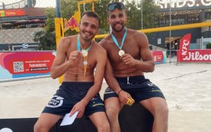Ο Βαγγέλης Σιδέρης από την Κεφαλονιά στους διεθνείς αγώνες Beach Volley του 2025