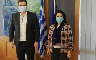 Με το Υπουργό Ψηφιακής Διακυβέρνησης συναντήθηκε η Κράτσα