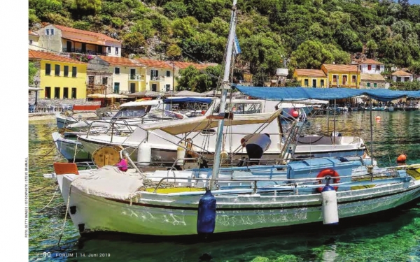 Σημαντικό δημοσίευμα για την Κεφαλονιά και Ιθάκη σε μεγάλης κυκλοφορίας γερμανικό περιοδικό