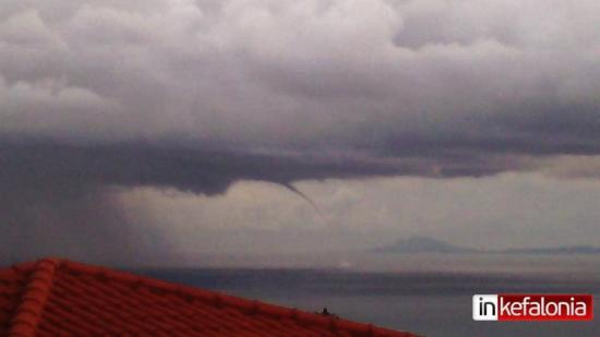 Υδροστρόβιλοι μεταξύ Κεφαλονιάς και Ζακύνθου!