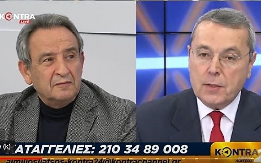 Ο Παύλος Παπαδάτος στην εκπομπή «KONTRA24» του Αιμίλιου Λιάτσου