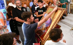 Εμφανίστηκαν τα φιδάκια της Παναγίας στα Αργίνια