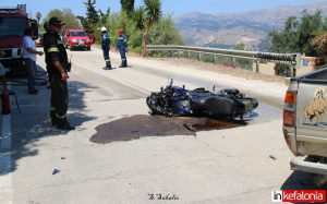 Τροχαίο στα Σπήλια (εικόνες)