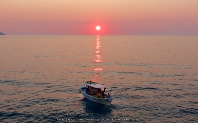 Ηλιοβασίλεμα στον Μύρτο...