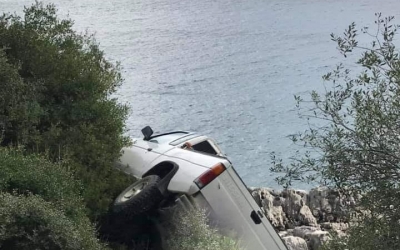 Παρ’ ολίγο δυστύχημα στο δρόμο, Καραβομύλου – Αγ. Ευφημίας