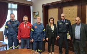 Συνάντηση με τον Περιφερειακό Διοικητή Ιονίων Νήσων για την ενίσχυση της πυροπροστασίας στην Κεφαλονιά
