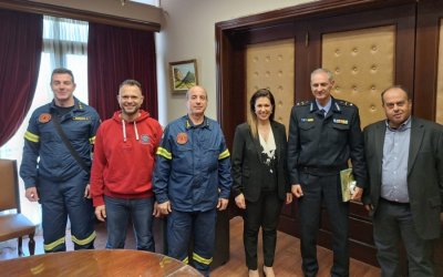 Συνάντηση με τον Περιφερειακό Διοικητή Ιονίων Νήσων για την ενίσχυση της πυροπροστασίας στην Κεφαλονιά