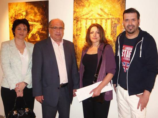 Εγκαινιάστηκε η έκθεση για την Αφή της Ολυμπιακής Φλόγας που επιμελείται ο Μιχαήλ Ρωμανός