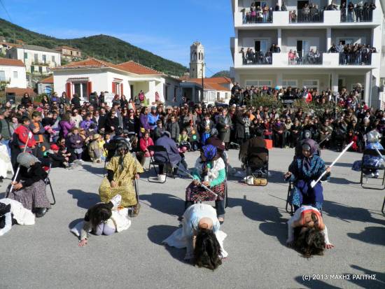 H καρναβαλική παρέλαση στην Ιθάκη